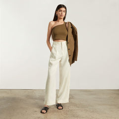 The Linen Way-High® Drape Pant | Canvas