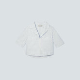 The Oxford Popover | Deep Blue / Canvas