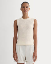 The Organic Cotton Open-Stitch Tank | Canvas