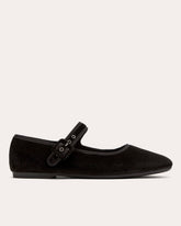 The Day Buckle Mary Jane | Black Velvet