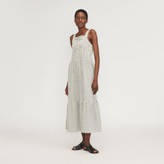 The Smock Dress | Black / Bone