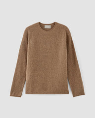 The Cozy-Stretch Crew | Heathered Toasted Coconut