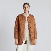 The Quilted Liner | Tawny Brown