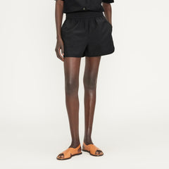 The Poplin Boxer Short | Black