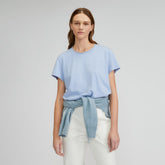 The Relaxed Hemp Tee | Periwinkle