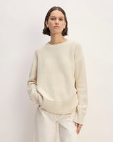 The Cotton Honeycomb Square Crew | Canvas