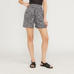 The Satin Pull-On Short | Splatter