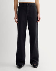 The Wide-Leg Chino | Black
