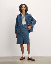The Mid-Way Skirt | Deep Atlantic