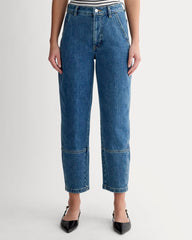 The Utility Barrel Jean | New Blue | Regular
