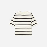 The Premium Weight Relaxed Tee | Black / Canvas