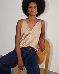 The Satin Tank | Champagne