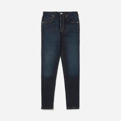 The Curvy Authentic Stretch High-Rise Skinny Jean | Dark Blue Wash | 28.5" Inseam