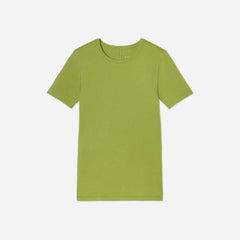 The Pima Micro-Rib Crew Tee | Pepper