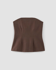 The Dream Tube Top | Earth Brown