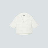 The Oxford Popover | White
