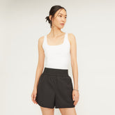 The Supima® Sleeveless Top | White