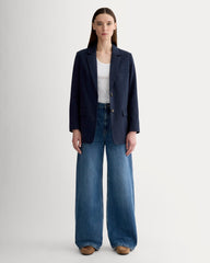 The Oversized Blazer in Buttersmooth | Navy
