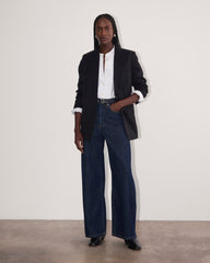 The Tuxedo Shirt in Silky Cotton | White