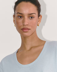The Air Scoop-Neck Tee | Blue Slate