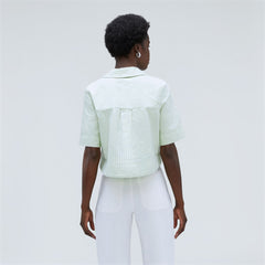 The Oxford Popover | Apricot Tan / Spray