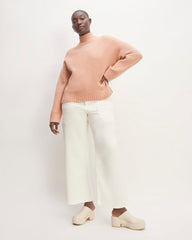 The Cloud Oversized Turtleneck | Blush Pink