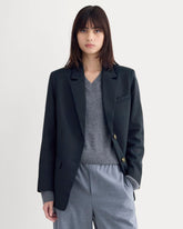 The Oversized Blazer in Buttersmooth | Navy