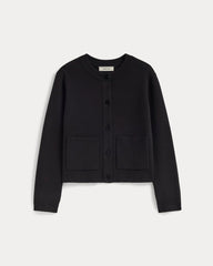 The Crew Cardigan in Everyday Cotton | Black