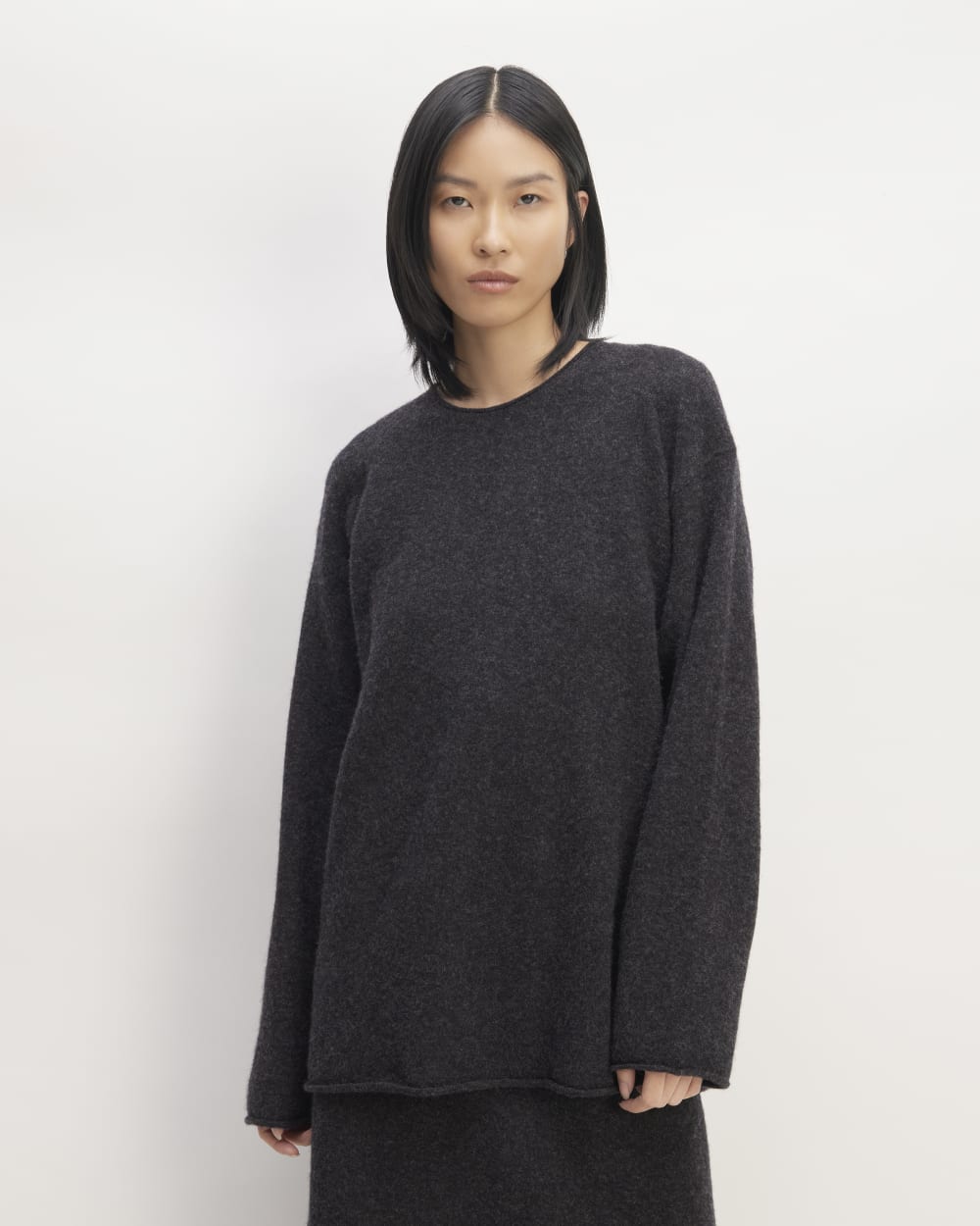 The Cozy-Stretch Crew | Charcoal