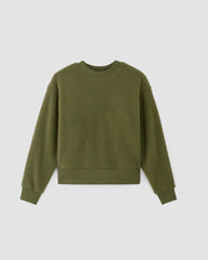 The ReNew Fleece Oversized Crew | Kalamata