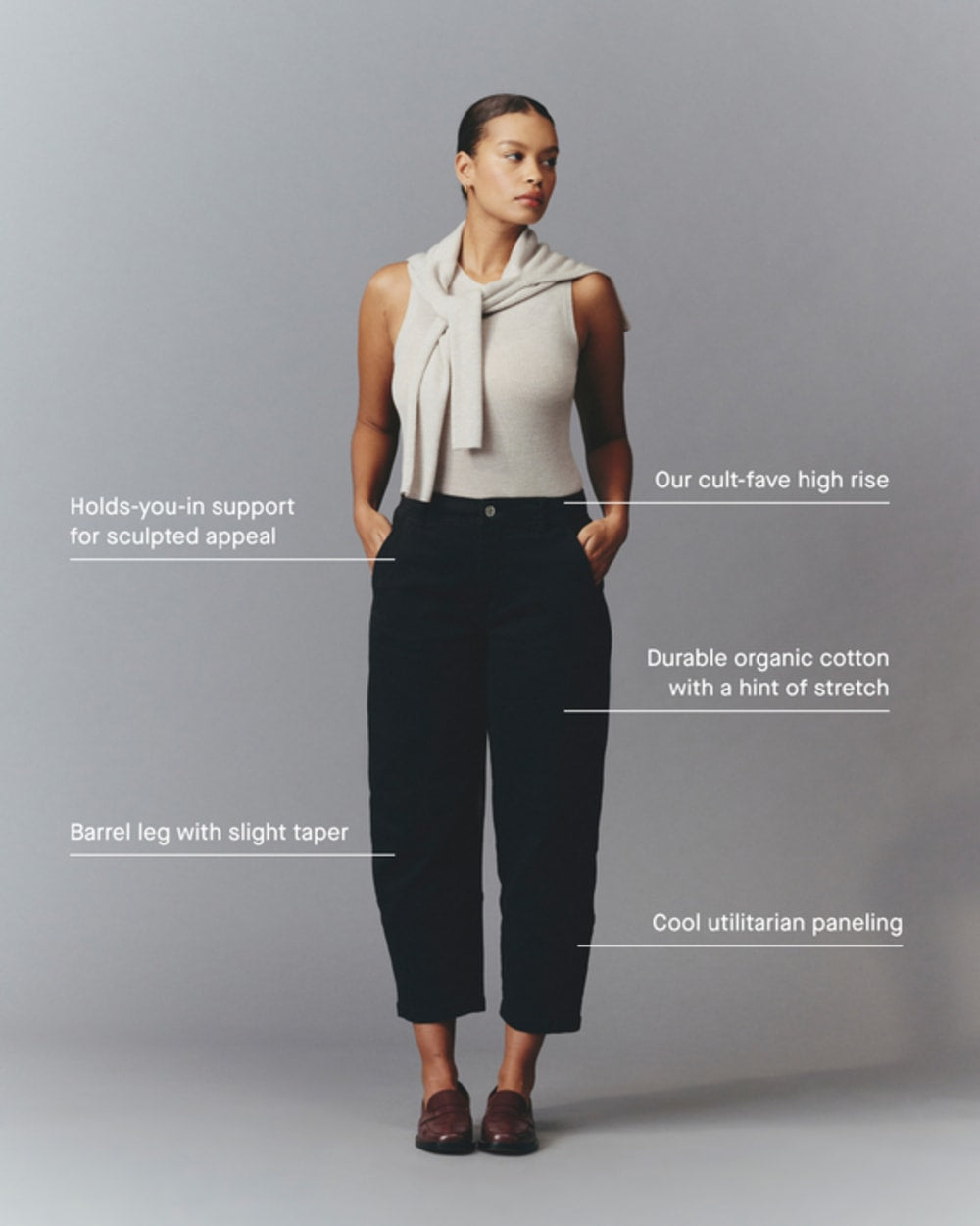 The Utility Barrel Pant | Cocoa | Regular