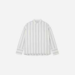 The Boxy Oxford | Blue / White