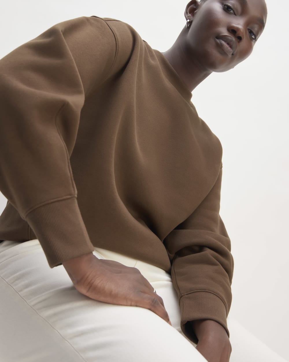 The ReTrack Oversized Crew | Cocoa