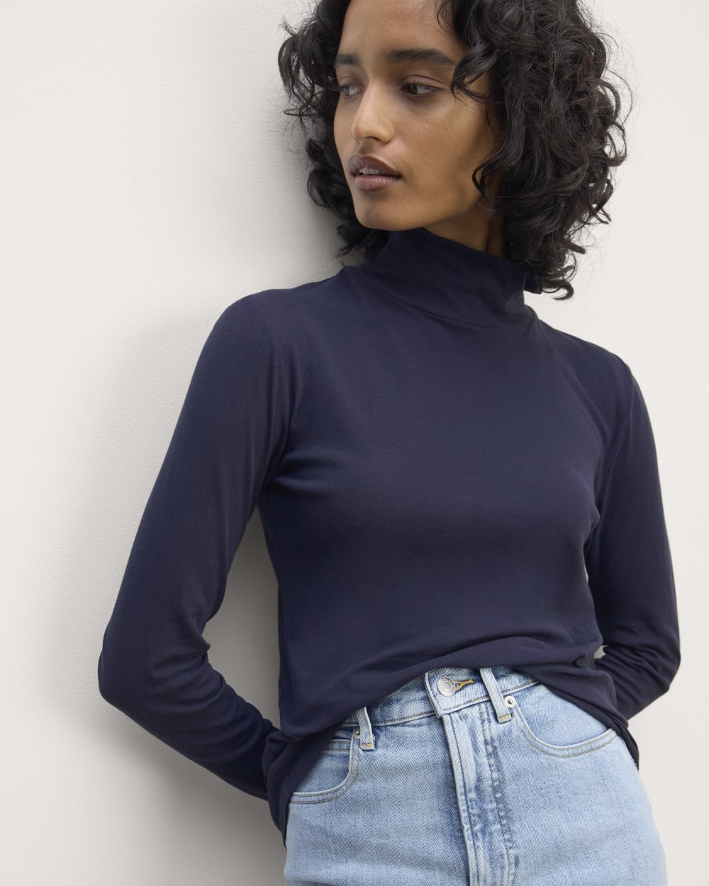 The Air Turtleneck | Navy