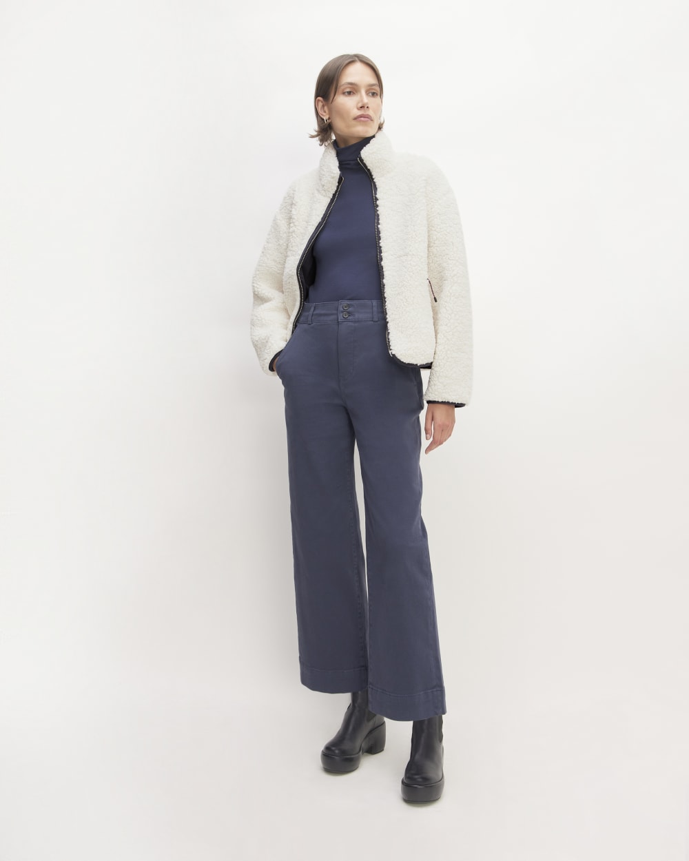 The ReNew Fleece Full Zip | Bone