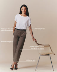 The Utility Straight-Leg Pant | Graphite | 26.5" Inseam