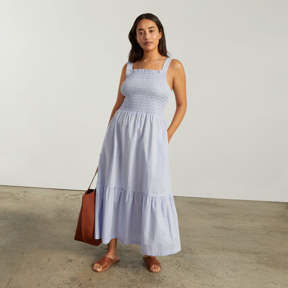 The Smock Dress | Bluebell Gingham