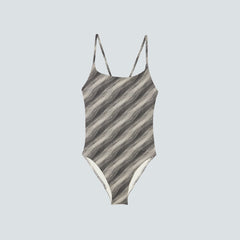 The String One-Piece |  Black / Canvas