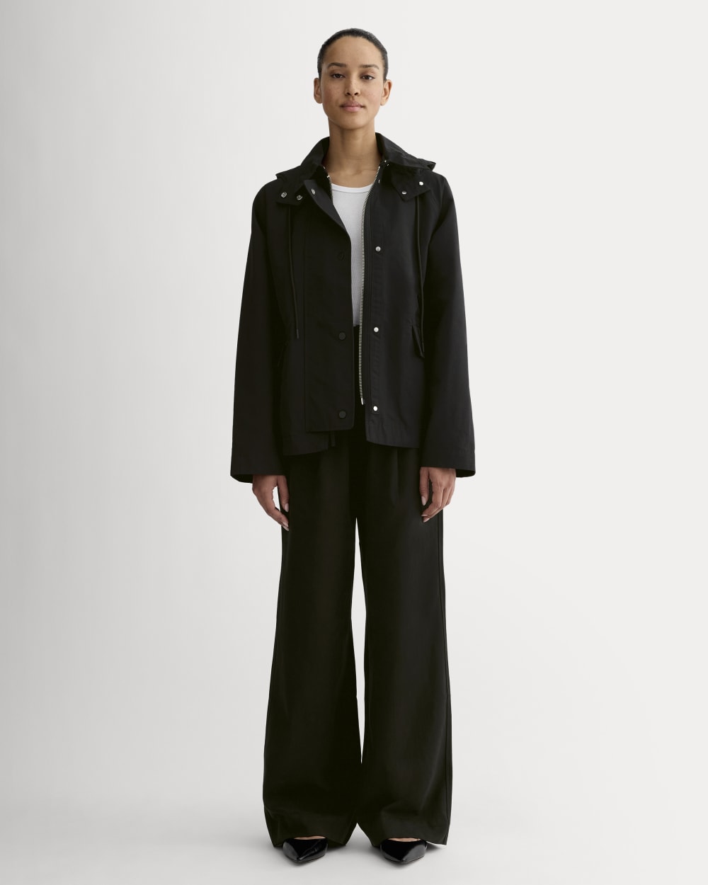 The Short Anorak | Black
