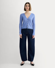 The Cardigan in Ultrasoft Merino | Bluebell