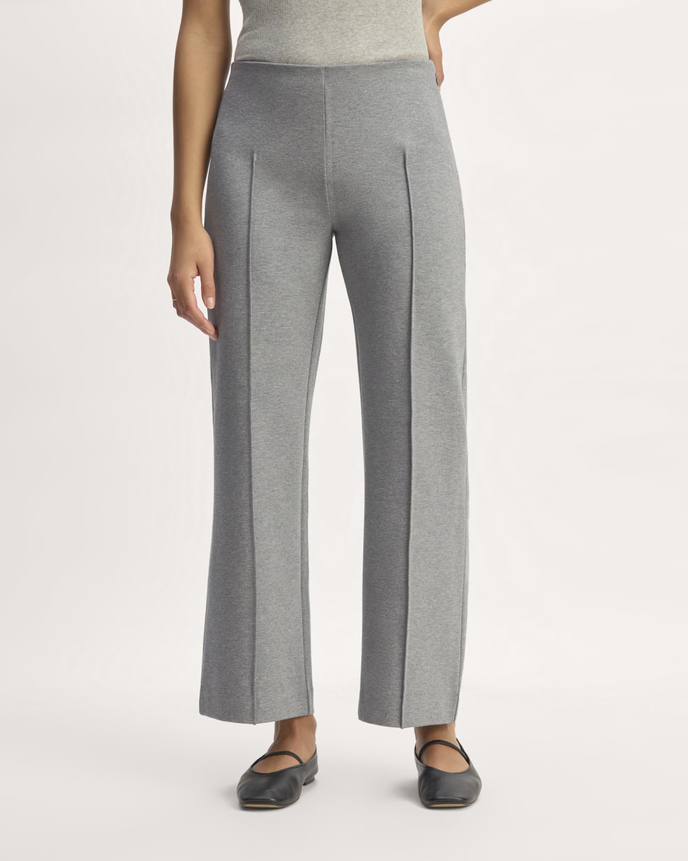 The Dream Trouser | Mid Heather Grey
