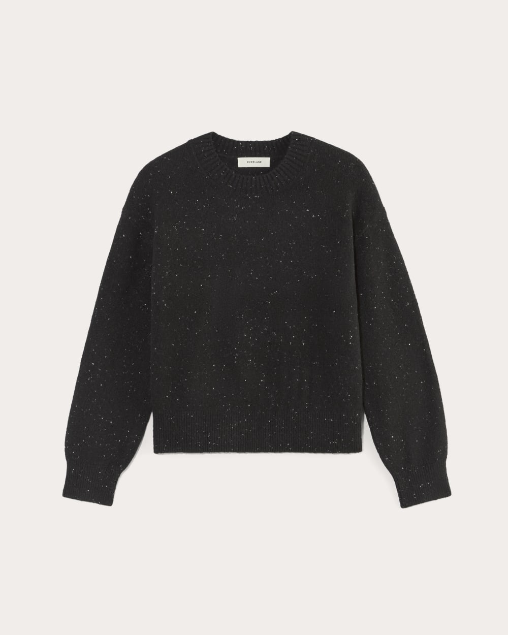 The Cocoon Crew in Plush Cotton | Black Confetti