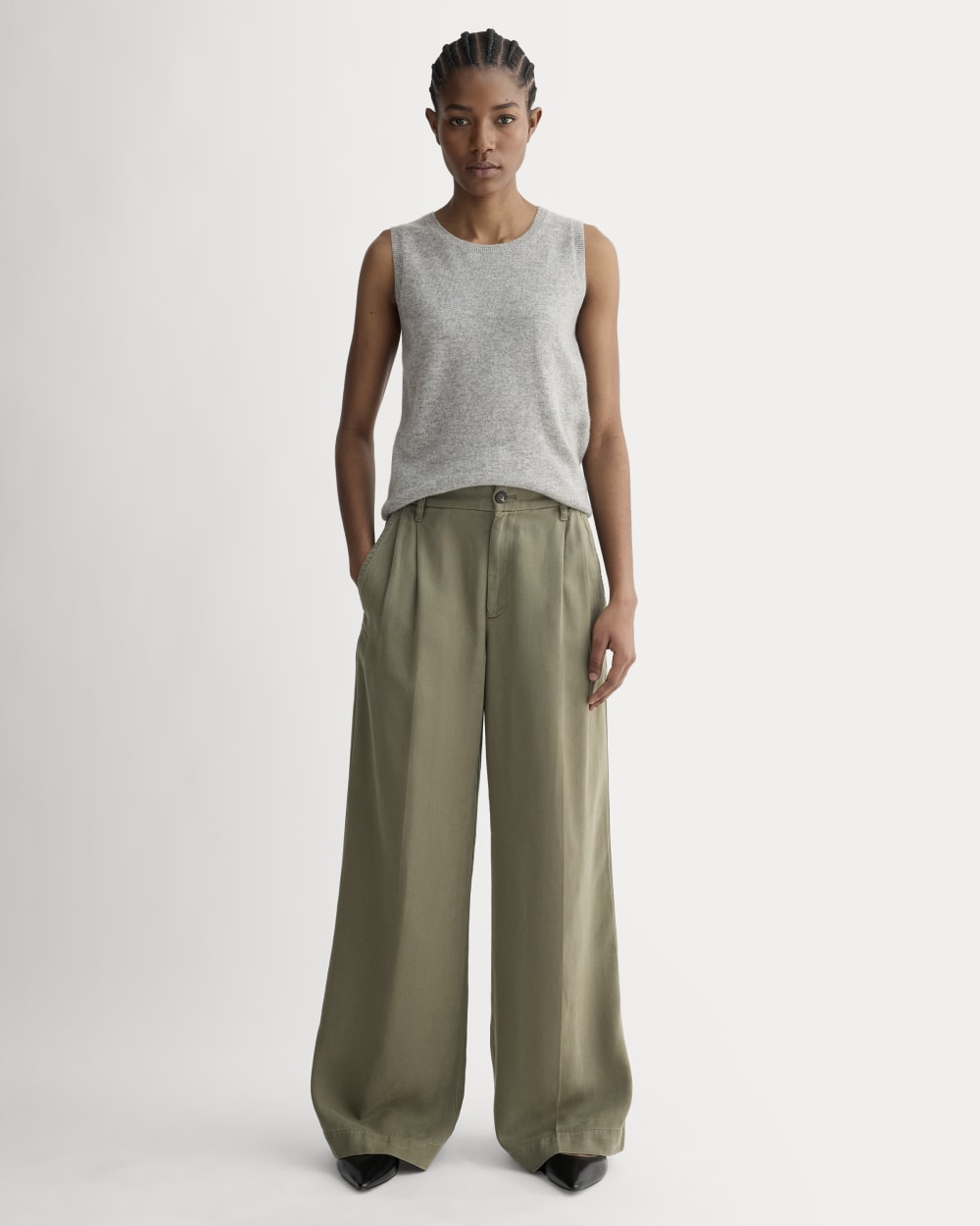 The Classic Tank in Cashmere | Light Heather Grey