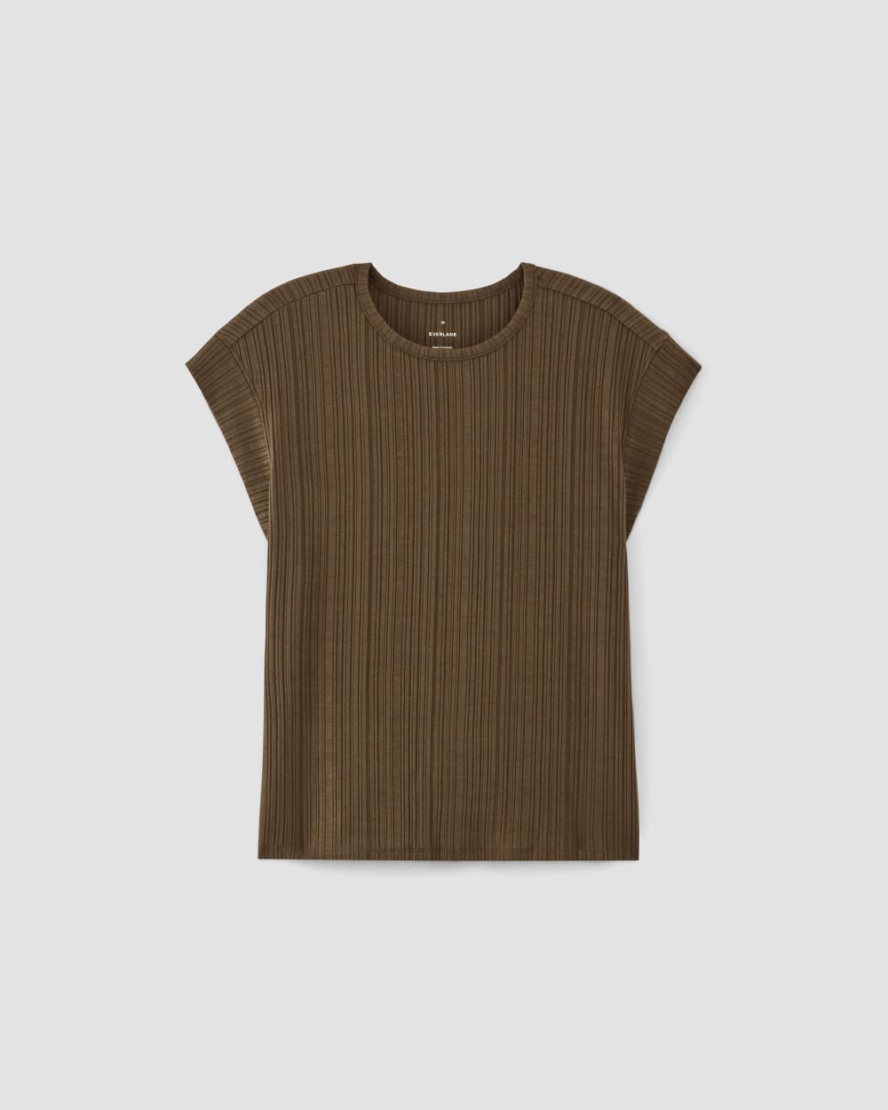 The Rib Muscle Tee | Cocoa