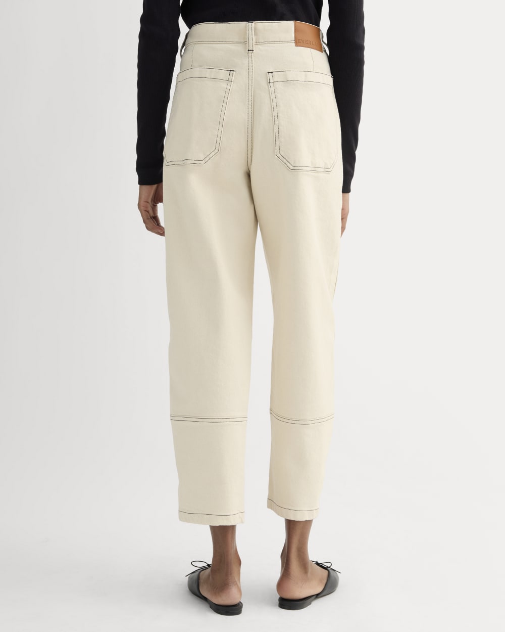 The Utility Barrel Jean | Ecru | Regular
