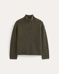 The Cocoon Henley in Wool Cashmere | Heather Beech