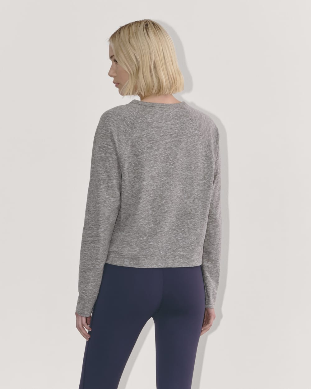 The Perform Crew Tee |  Heathered Grey