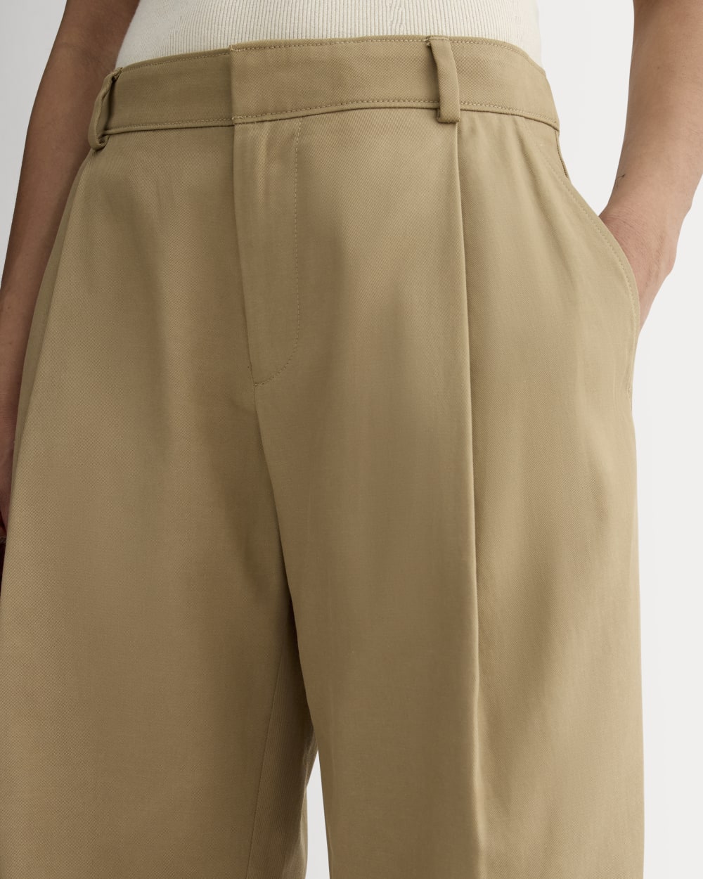 The Low-Rise Chino | Ash Brown