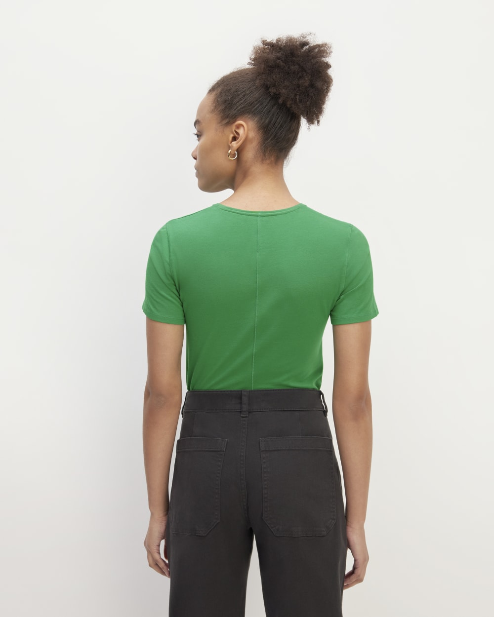 The Supima® Form Crew Neck Tee | Grass Green