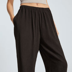 The Naia™ Ripple Pant | Black